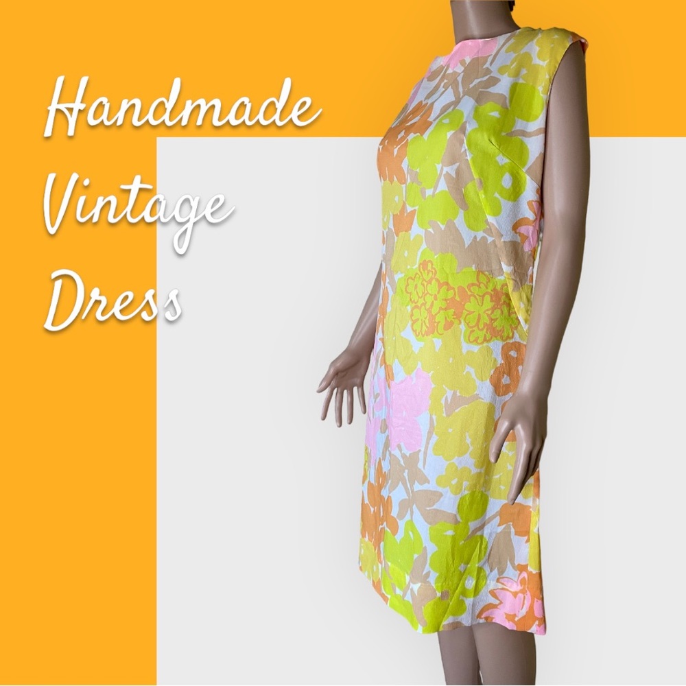 Vintage Handmade Retro Midi Dress
